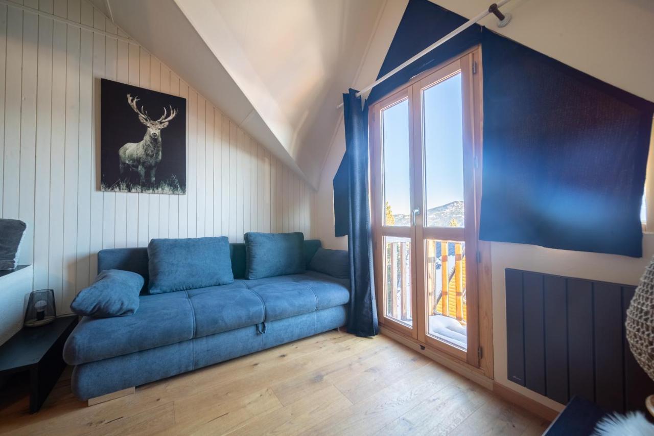 Le Cerf - Duplex Avec Superbe Vue Montagne Apartment Les Angles  Exterior foto
