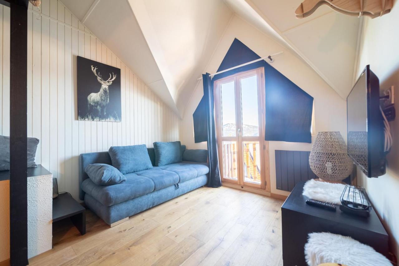 Le Cerf - Duplex Avec Superbe Vue Montagne Apartment Les Angles  Exterior foto