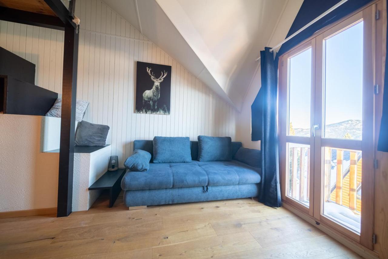 Le Cerf - Duplex Avec Superbe Vue Montagne Apartment Les Angles  Exterior foto